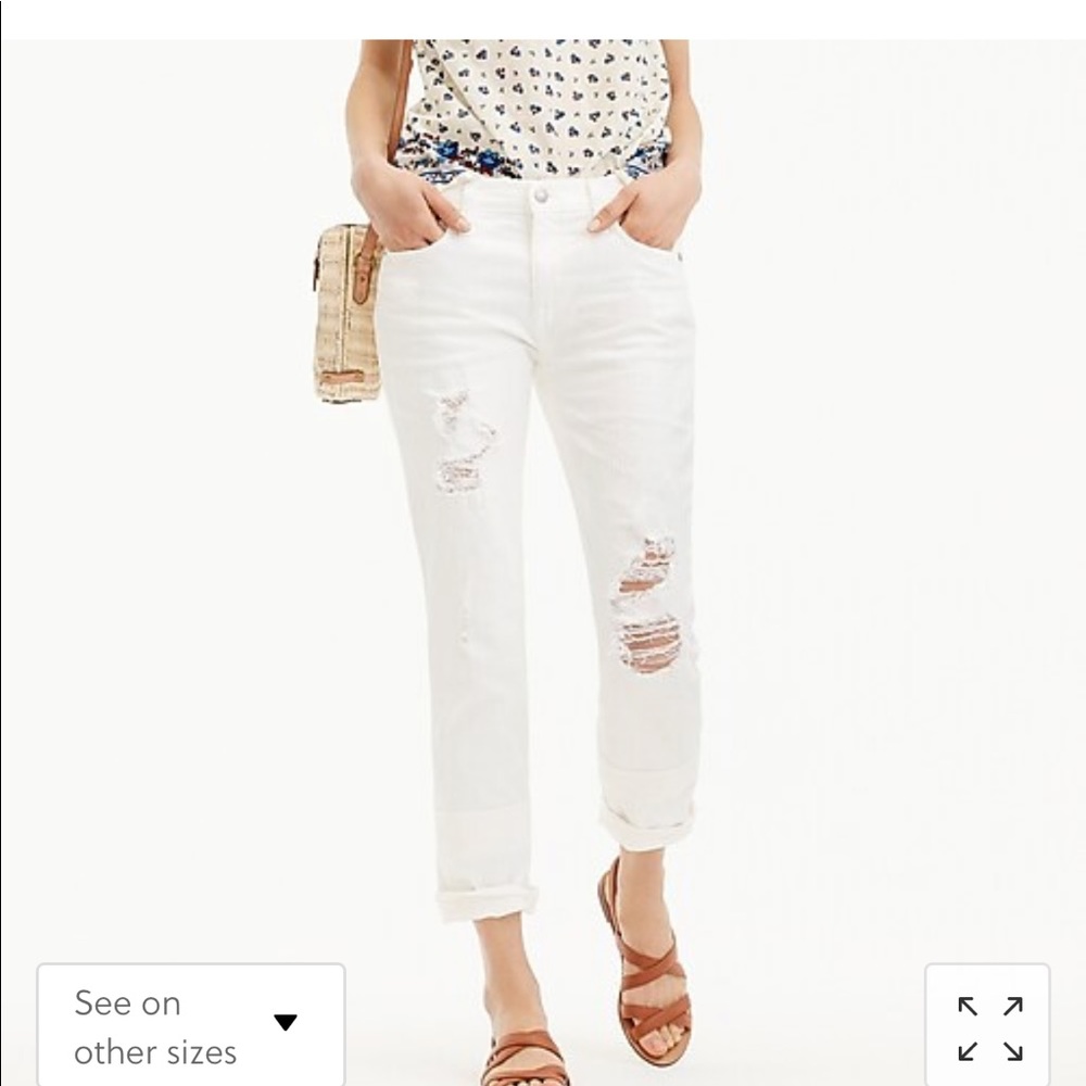 JCrew Point Sur high-rise slim boyfriend jean-NWT